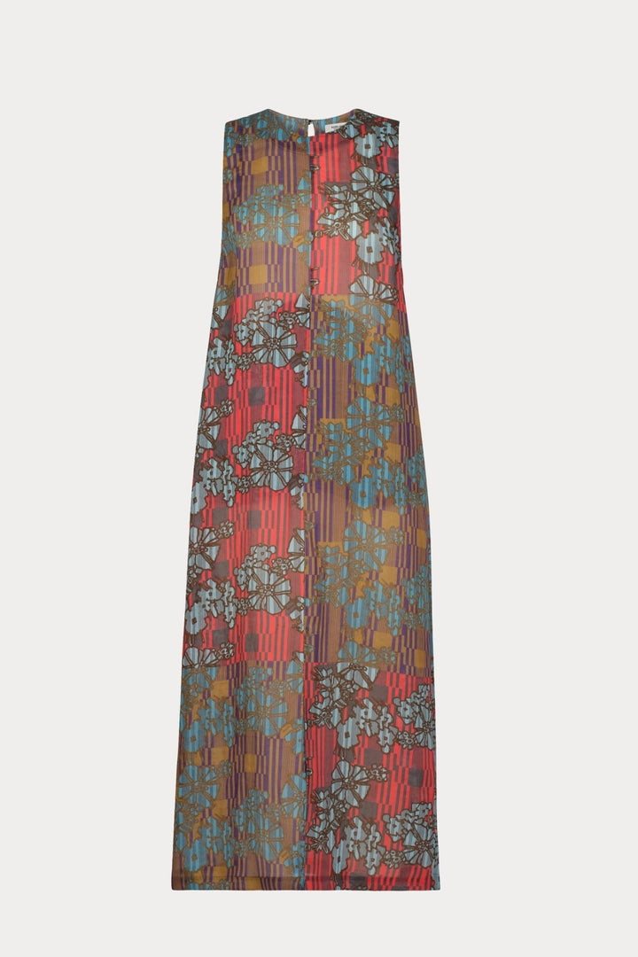 Rachel Comey - Baldan Dress in Red Hibiscus Print - Kalifornia Jean Bar