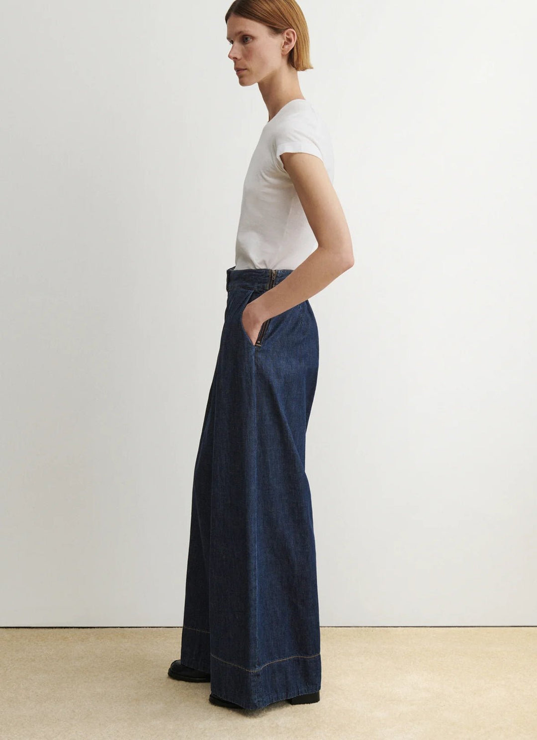 Rachel Comey - Coxsone Pant in Vista Dark Indigo - Kalifornia Jean Bar