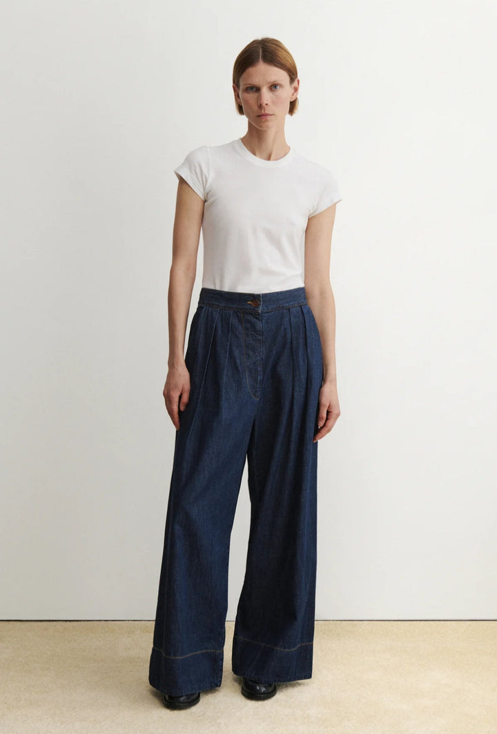 Rachel Comey - Coxsone Pant in Vista Dark Indigo - Kalifornia Jean Bar