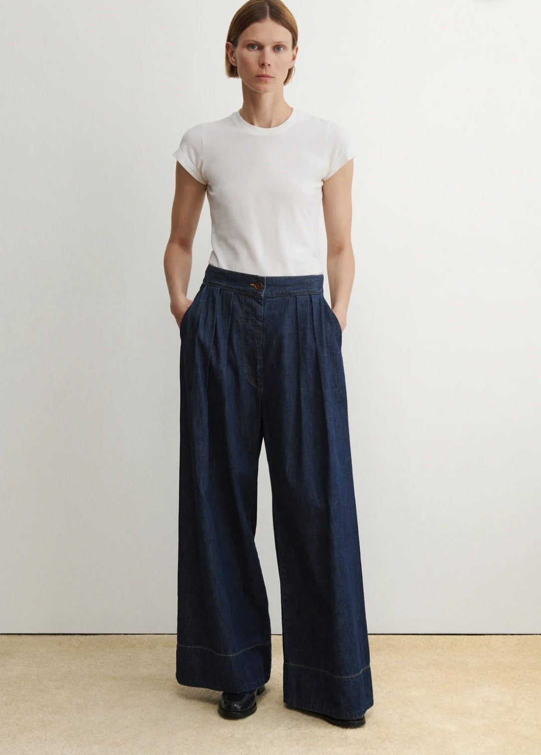 Rachel Comey - Coxsone Pant in Vista Dark Indigo - Kalifornia Jean Bar