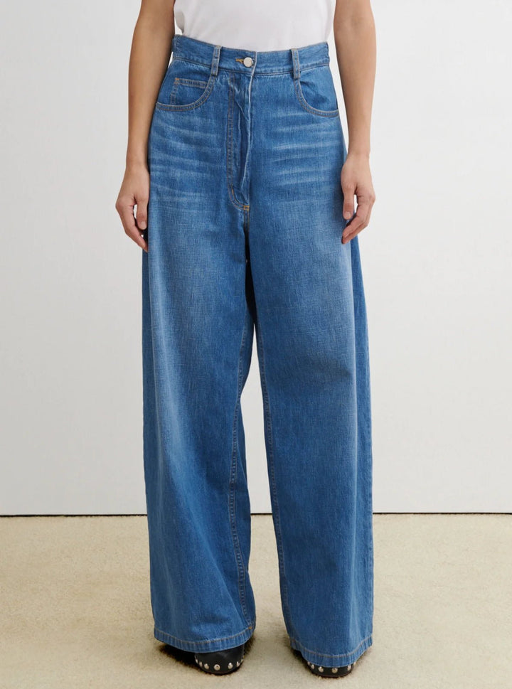 Rachel Comey - Dero Pant Sable Madrona Indigo Denim - Kalifornia Jean Bar