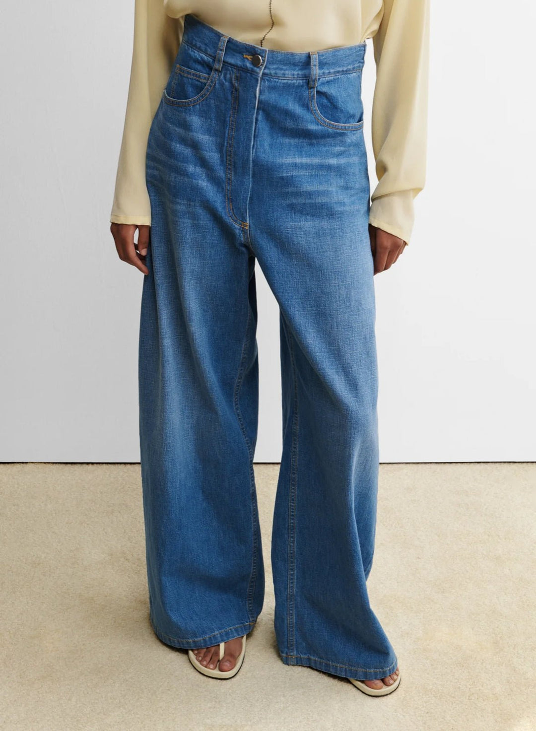 Rachel Comey - Dero Pant Sable Madrona Indigo Denim - Kalifornia Jean Bar