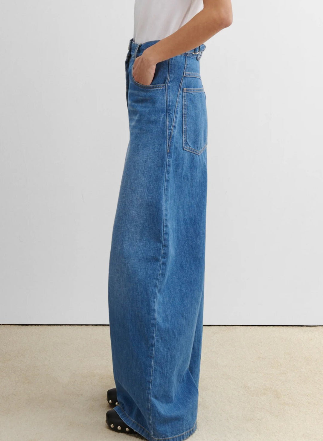 Rachel Comey - Dero Pant Sable Madrona Indigo Denim - Kalifornia Jean Bar