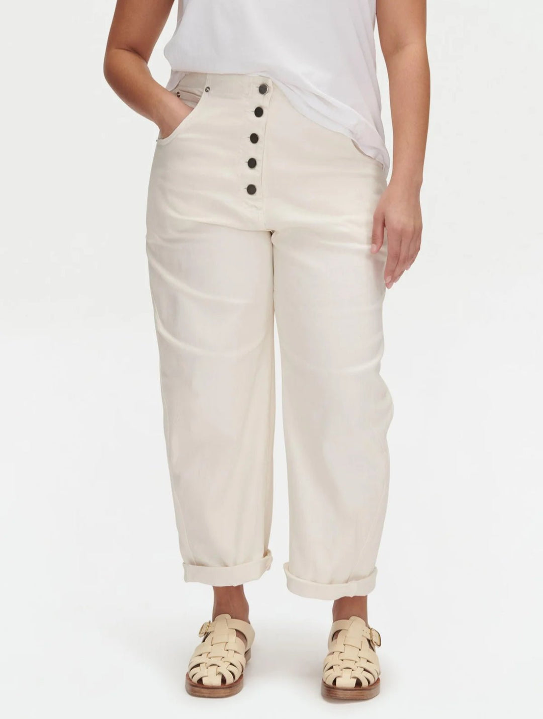 Rachel Comey - Elkin Pant Dirty Pomona White Denim - Kalifornia Jean Bar