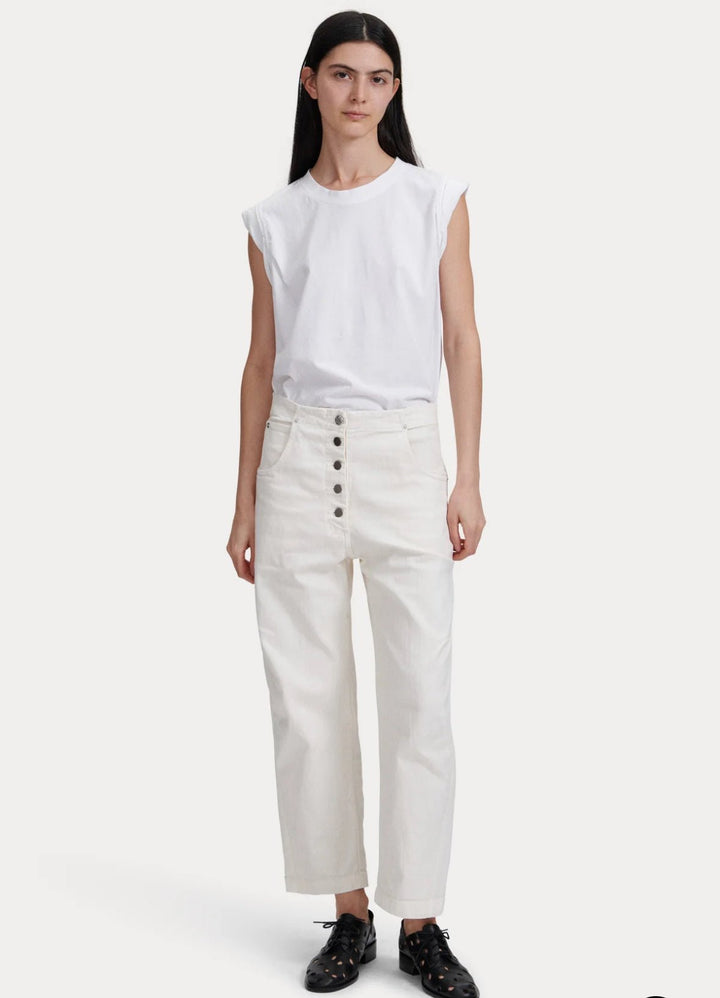 Rachel Comey - Elkin Pant Dirty Pomona White Denim - Kalifornia Jean Bar