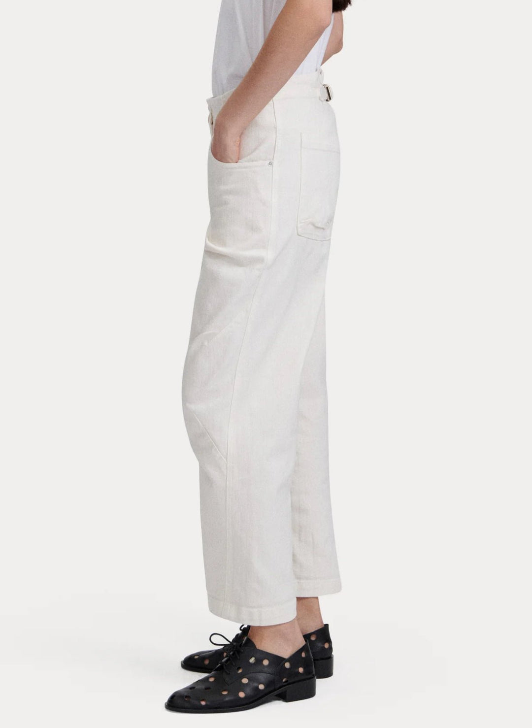 Rachel Comey - Elkin Pant Dirty Pomona White Denim - Kalifornia Jean Bar