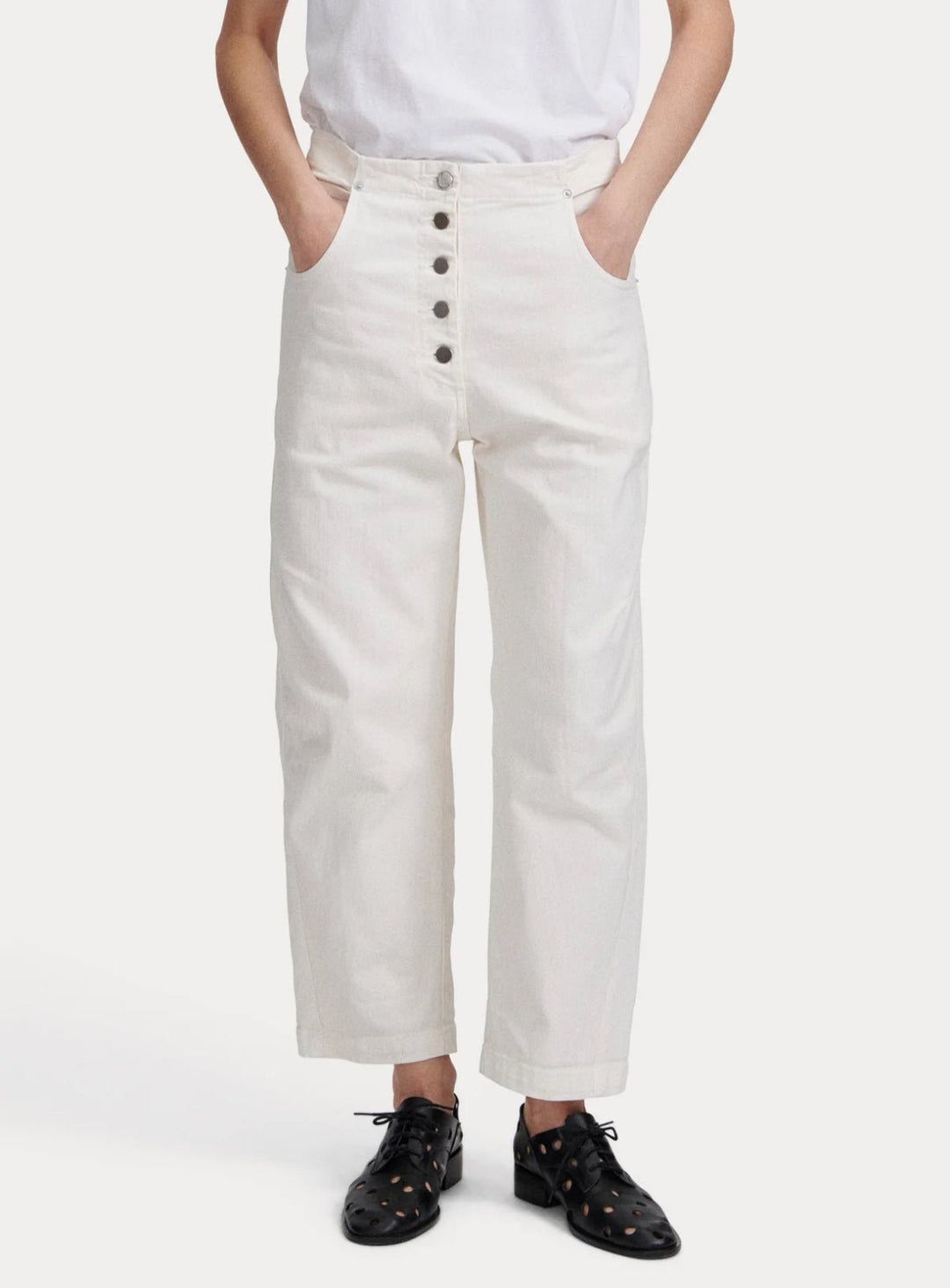 Rachel Comey - Elkin Pant Dirty Pomona White Denim - Kalifornia Jean Bar