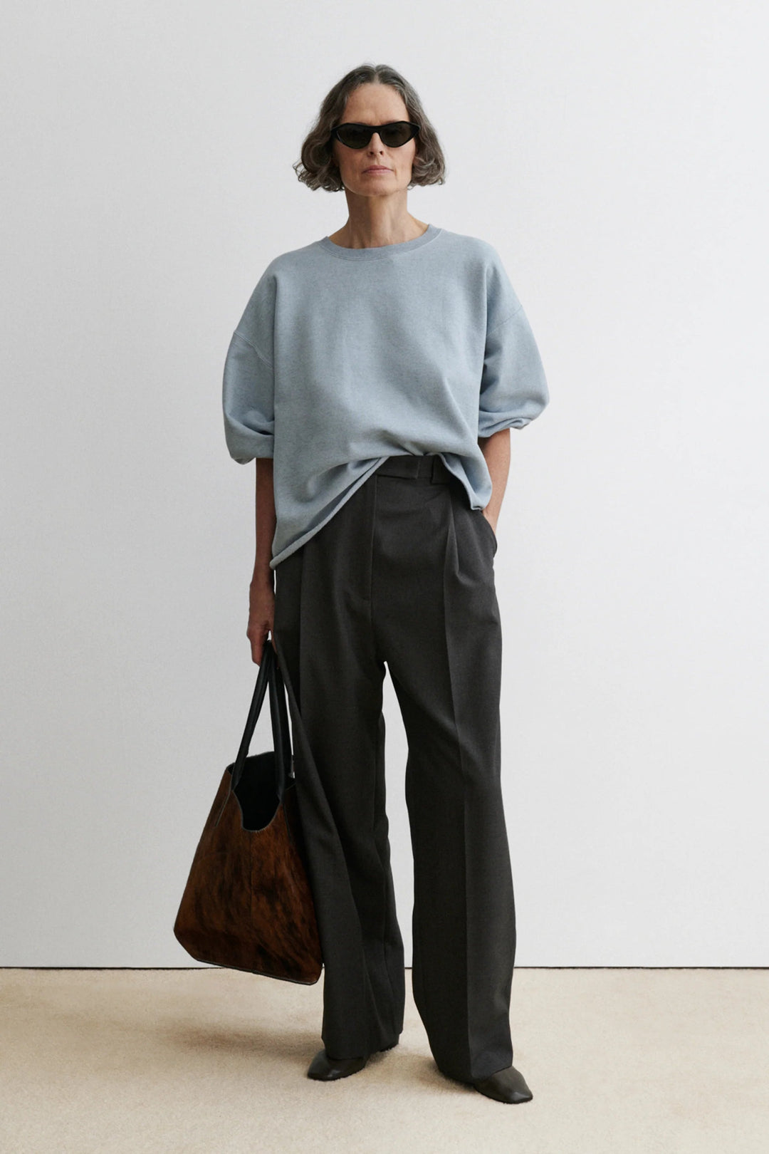Rachel Comey - Fond Sweatshirt Melange Blue - Kalifornia Jean Bar