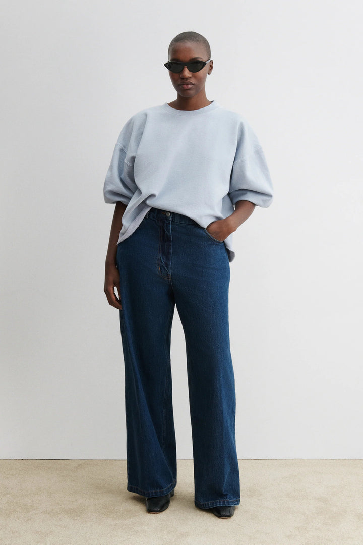 Rachel Comey - Fond Sweatshirt Melange Blue - Kalifornia Jean Bar