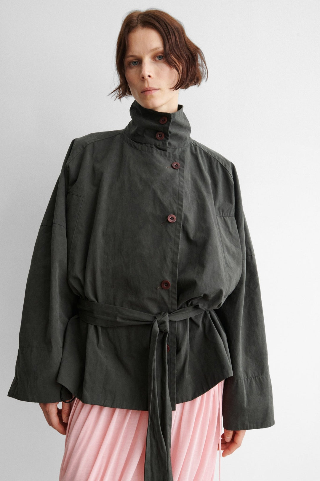 Rachel Comey - Gosland Trench in Charcoal - Kalifornia Jean Bar