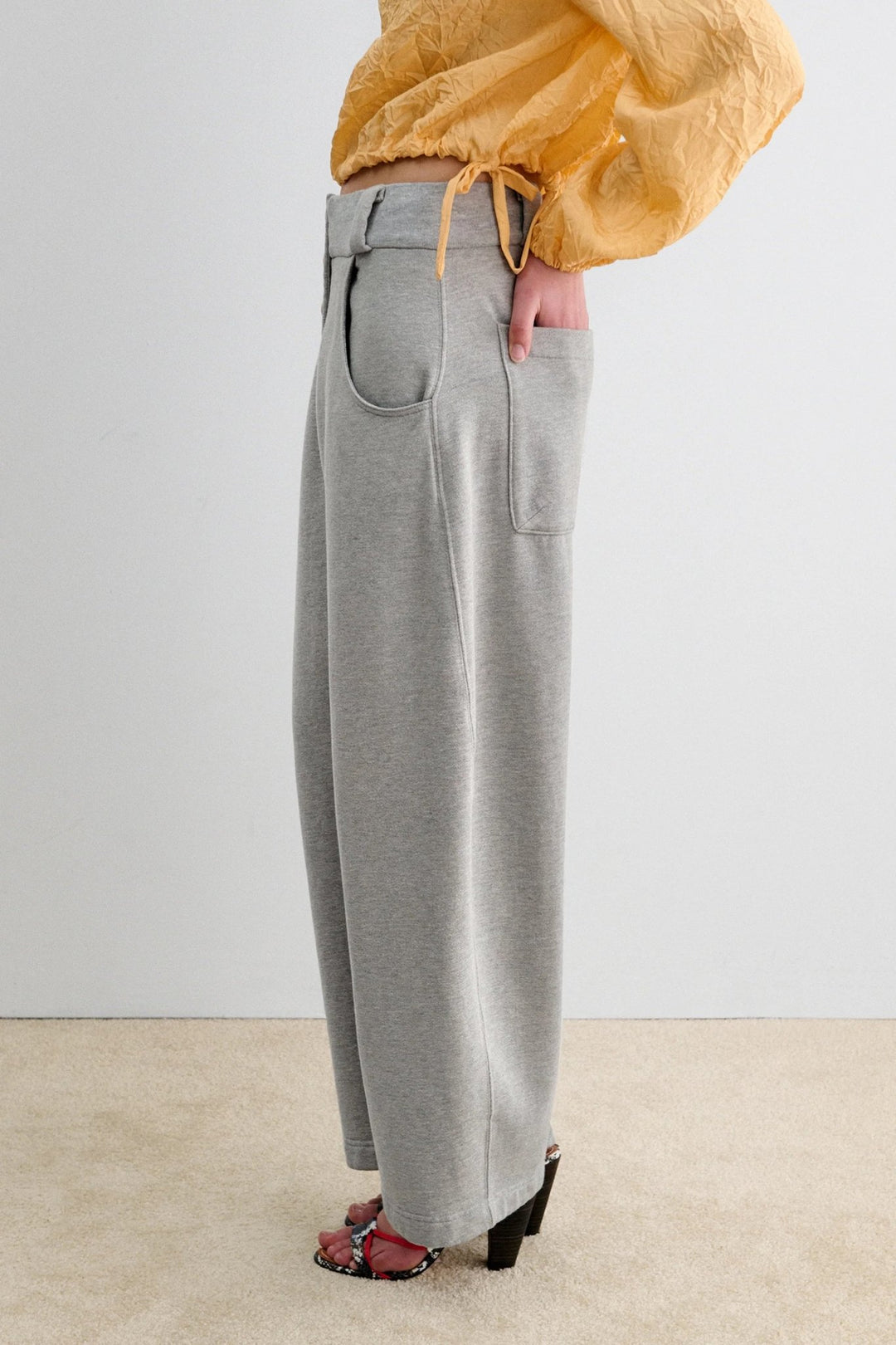 Rachel Comey - Lintic Pant in Grey - Kalifornia Jean Bar