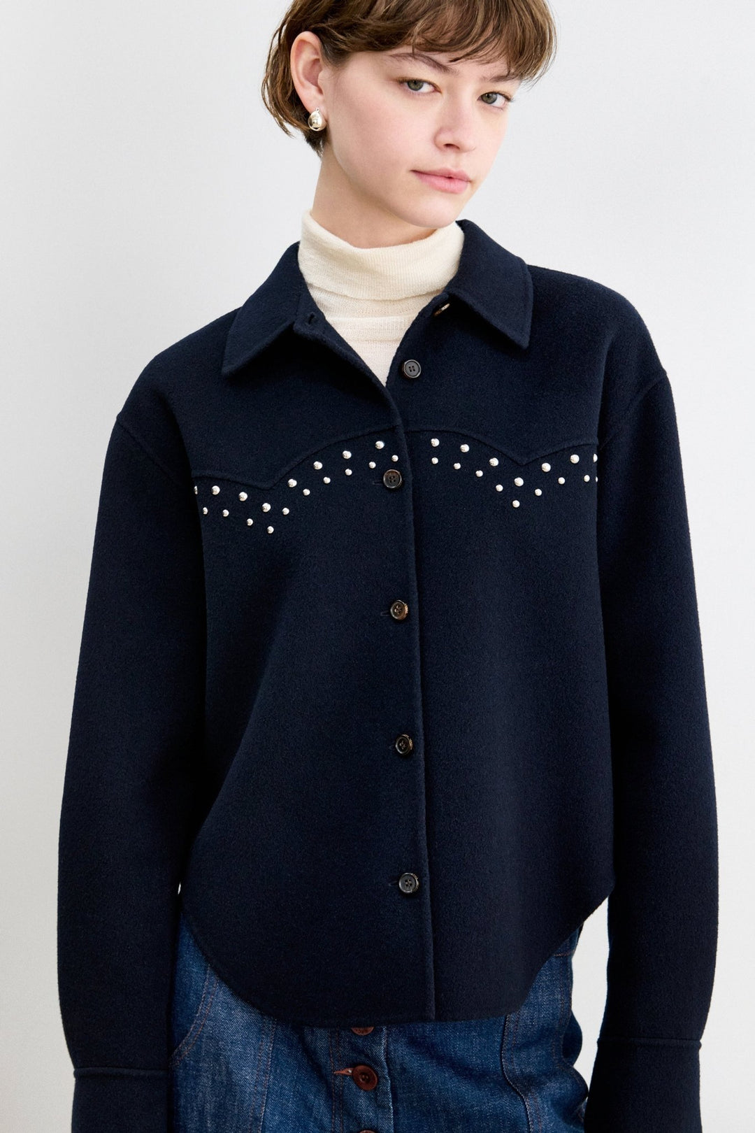 Rachel Comey - Midnight Knox Overshirt - Kalifornia Jean Bar
