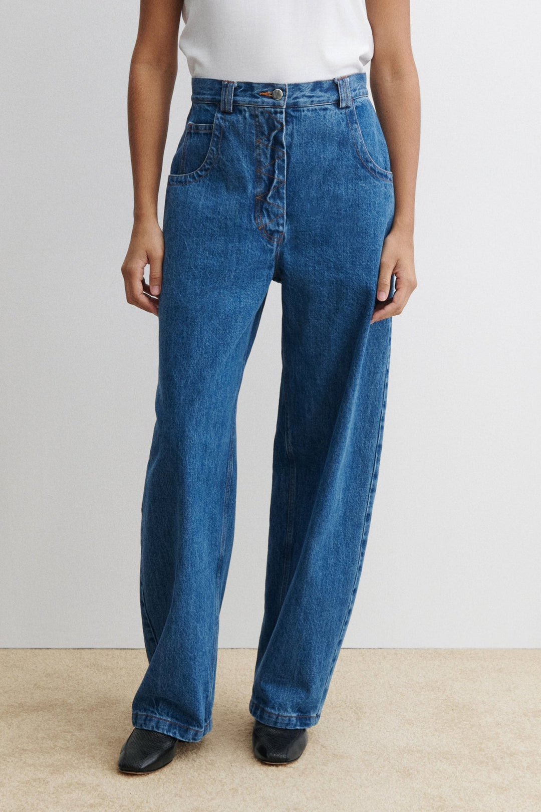 Rachel Comey - Snap Pant Cool Indigo - Kalifornia Jean Bar