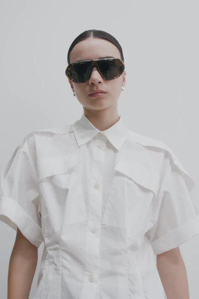 Rachel Comey - White Organic Crisp Kade Top - Kalifornia Jean Bar