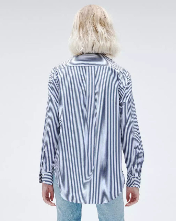 Rag & Bone - Maxine Button Down Shirt in Blustripe - Kalifornia Jean Bar