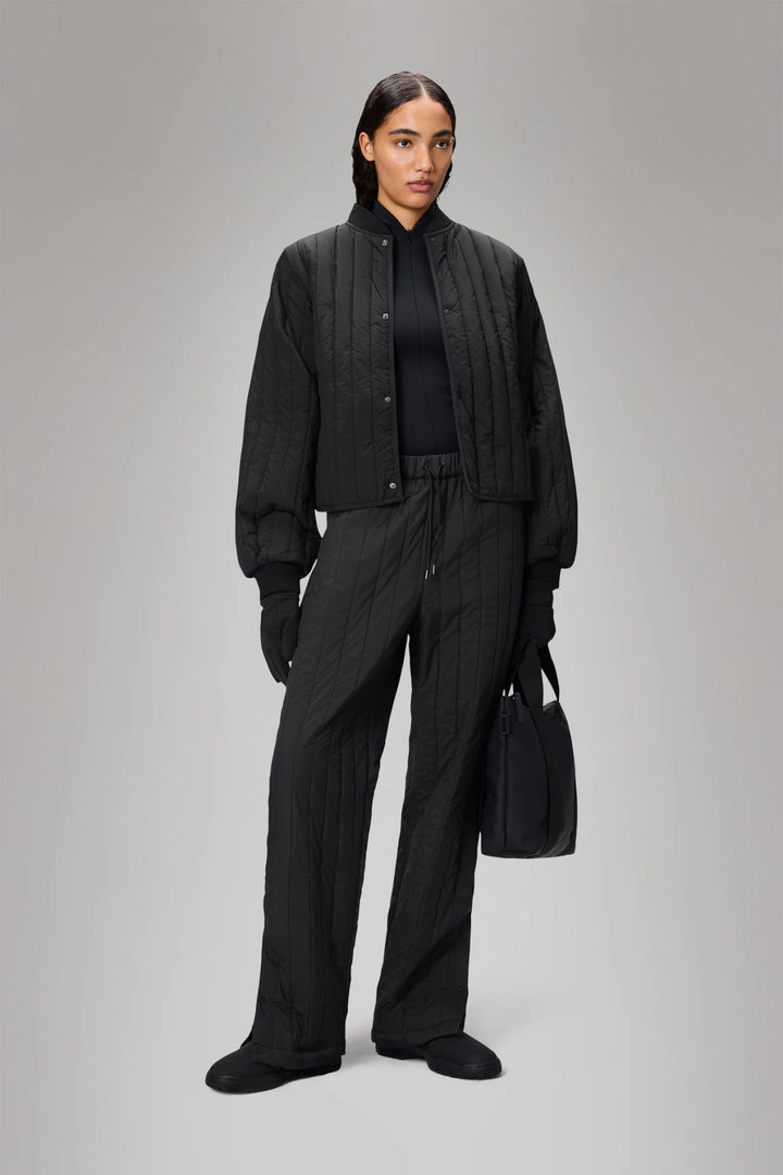 Rains - Banja Liner Bomber Jacket Black - Kalifornia Jean Bar