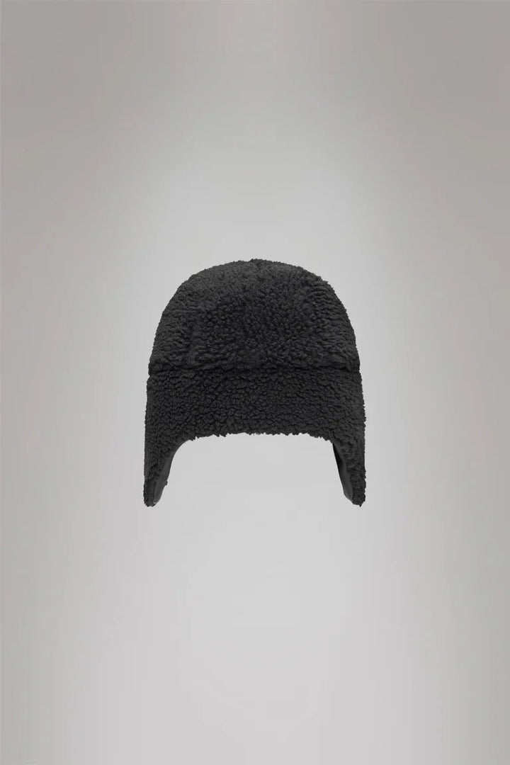 Rains - Fleece Trapper Cap in Black - Kalifornia Jean Bar