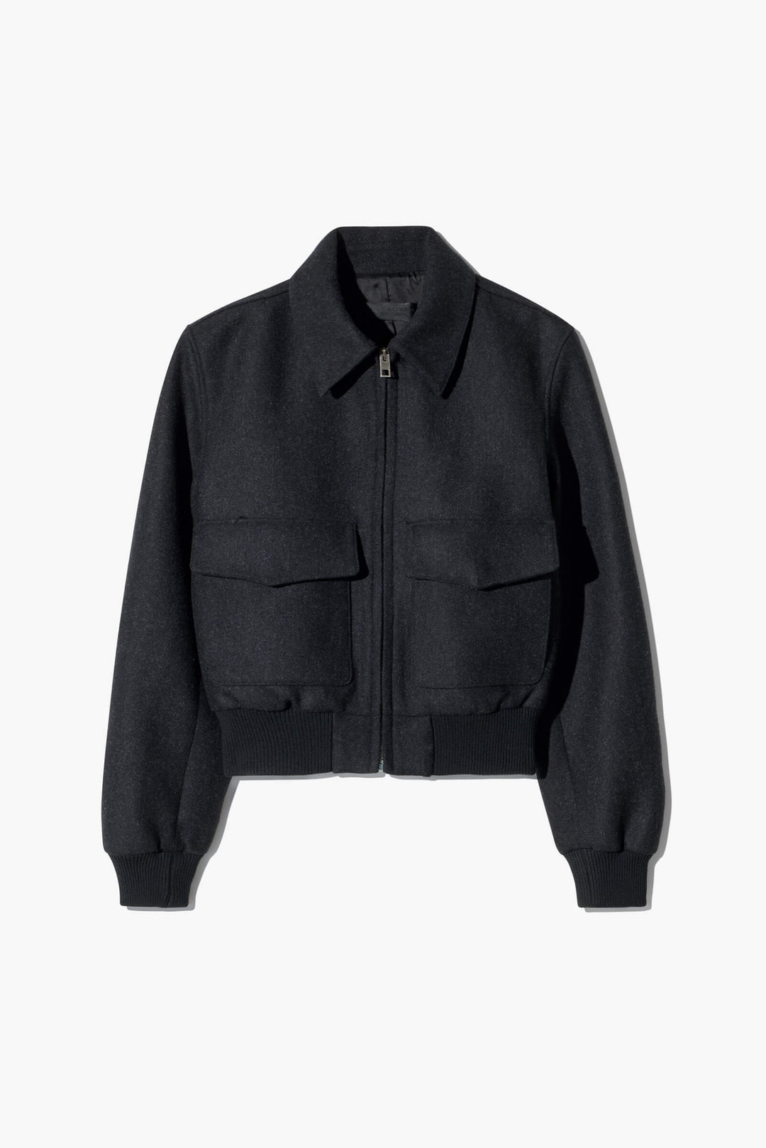 Nili Lotan - Dark Charcoal Redley Bomber Jacket
