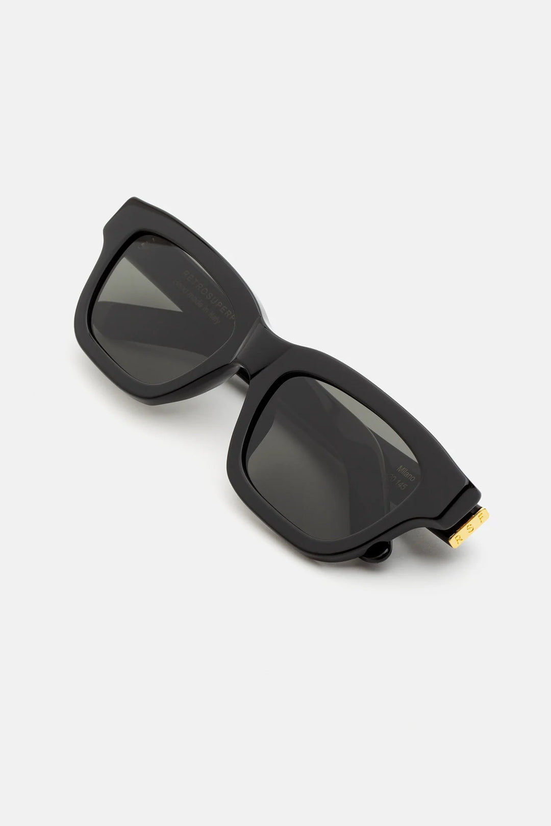 RETROSUPERFUTURE - Milano Black Sunglasses - Kalifornia Jean Bar