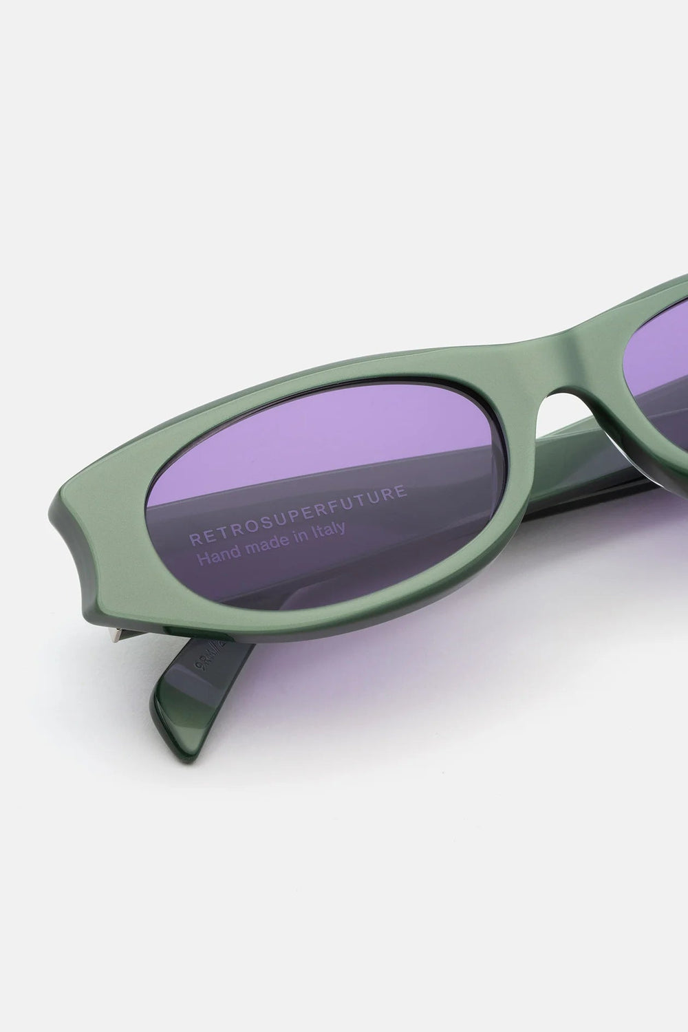 RETROSUPERFUTURE - Razzo Metallic Mint Sunglasses - Kalifornia Jean Bar