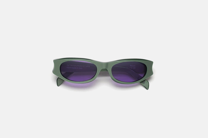 RETROSUPERFUTURE - Razzo Metallic Mint Sunglasses - Kalifornia Jean Bar