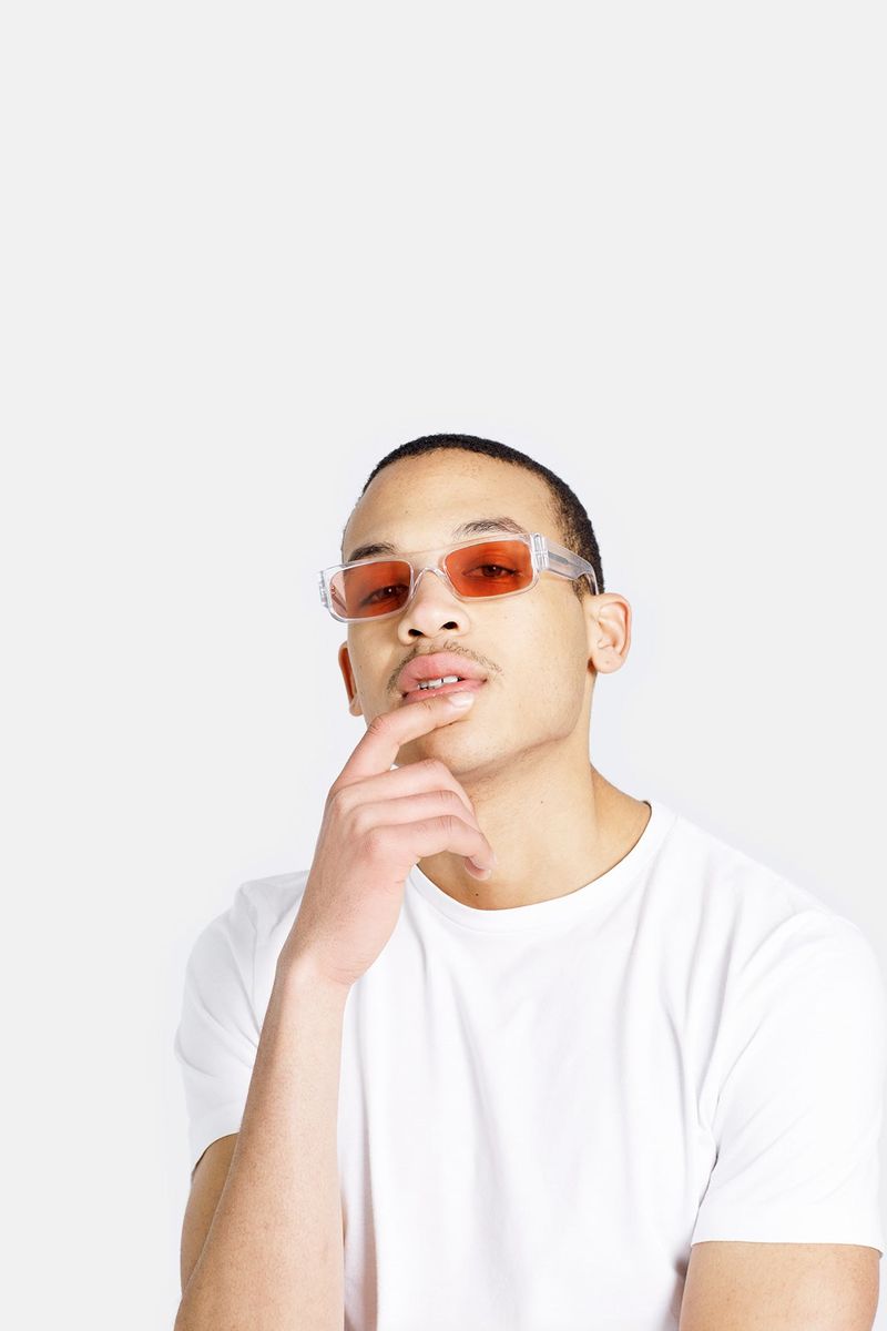 Retrosuperfuture - Smile Crystal Bordeaux Sunglasses - Kalifornia Jean Bar