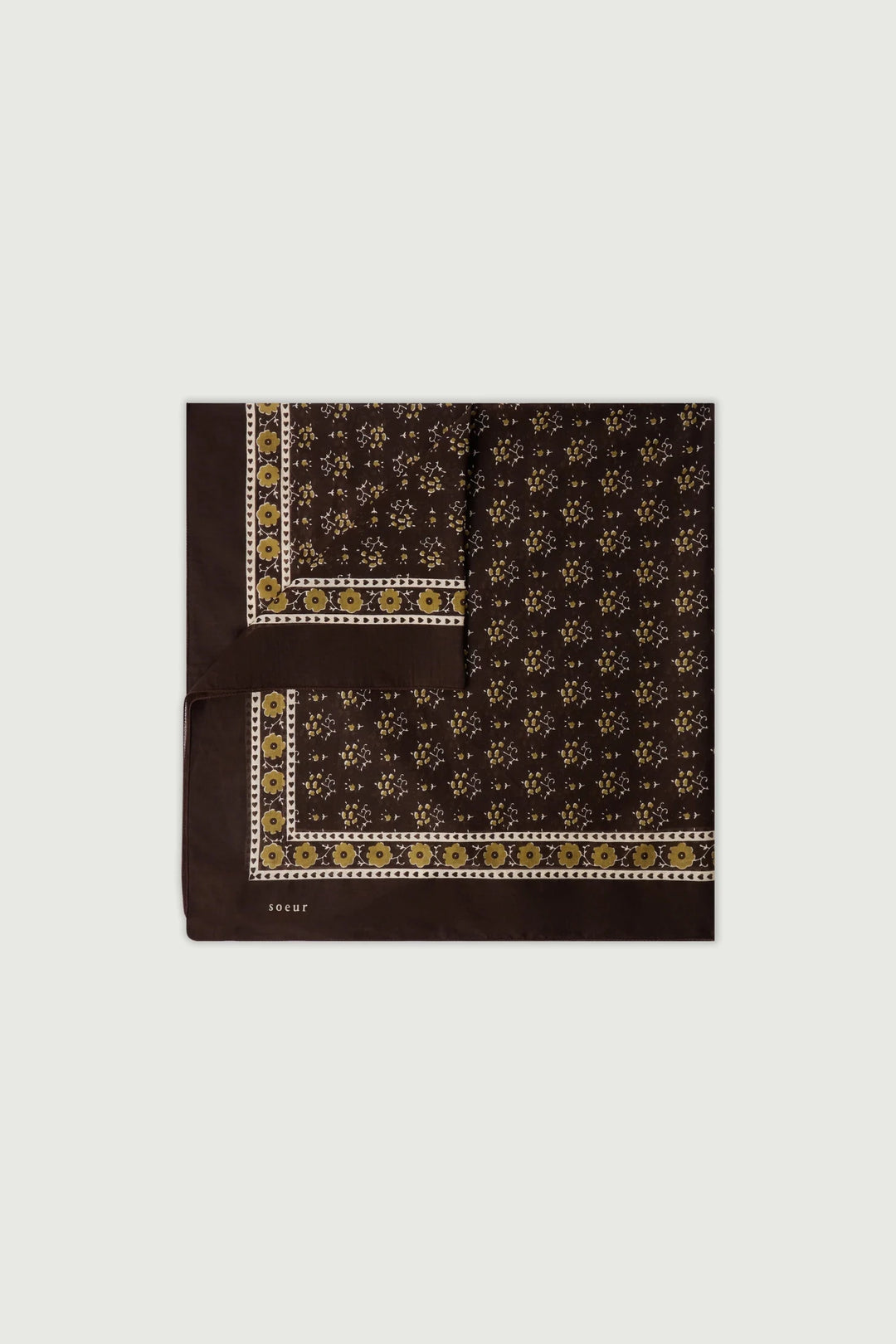 Soeur - Foulard Classique Scarf in Marron - Kalifornia Jean Bar