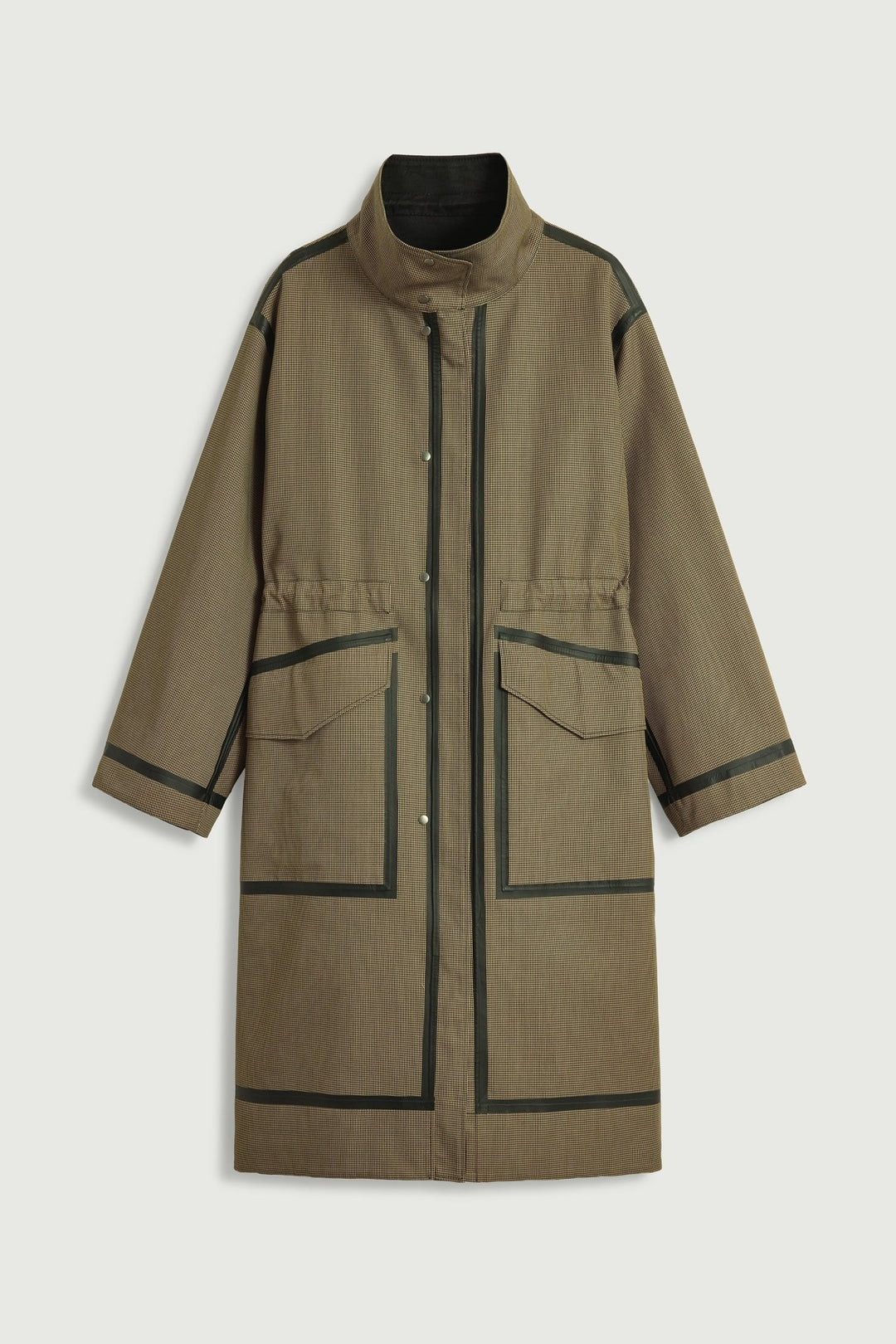 Soeur - Luce Reversible Oversized Parka in Noir/Beige - Kalifornia Jean Bar