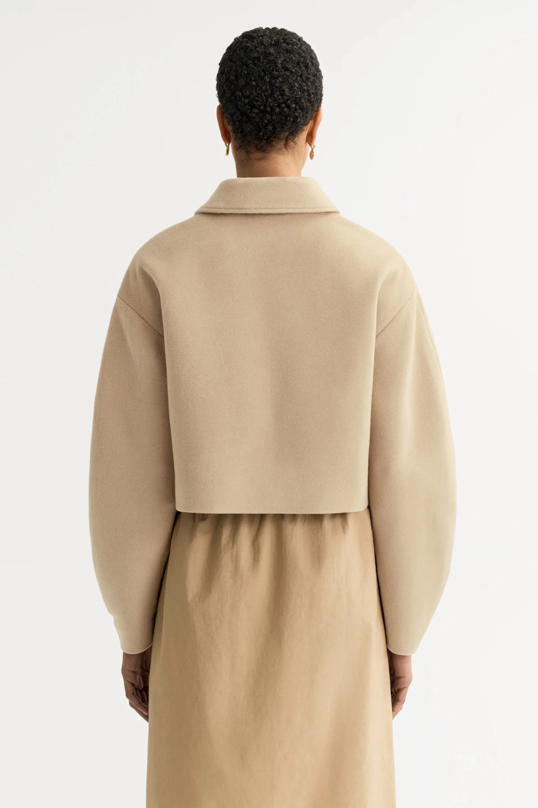 Soft Goat - Zip Jacket in Camel - Kalifornia Jean Bar