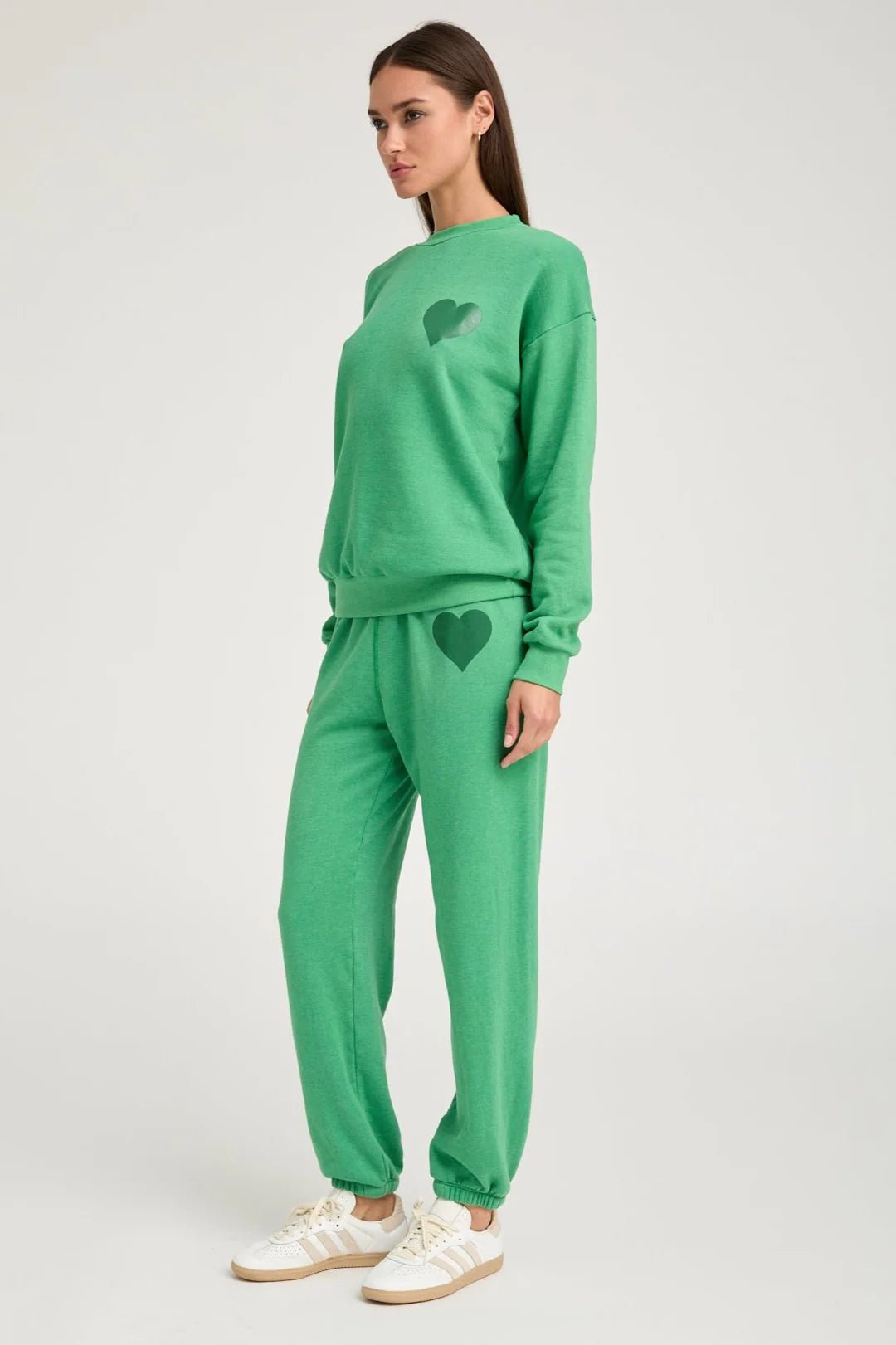 SPRWMN - Jade Heart Sweatpants - Kalifornia Jean Bar