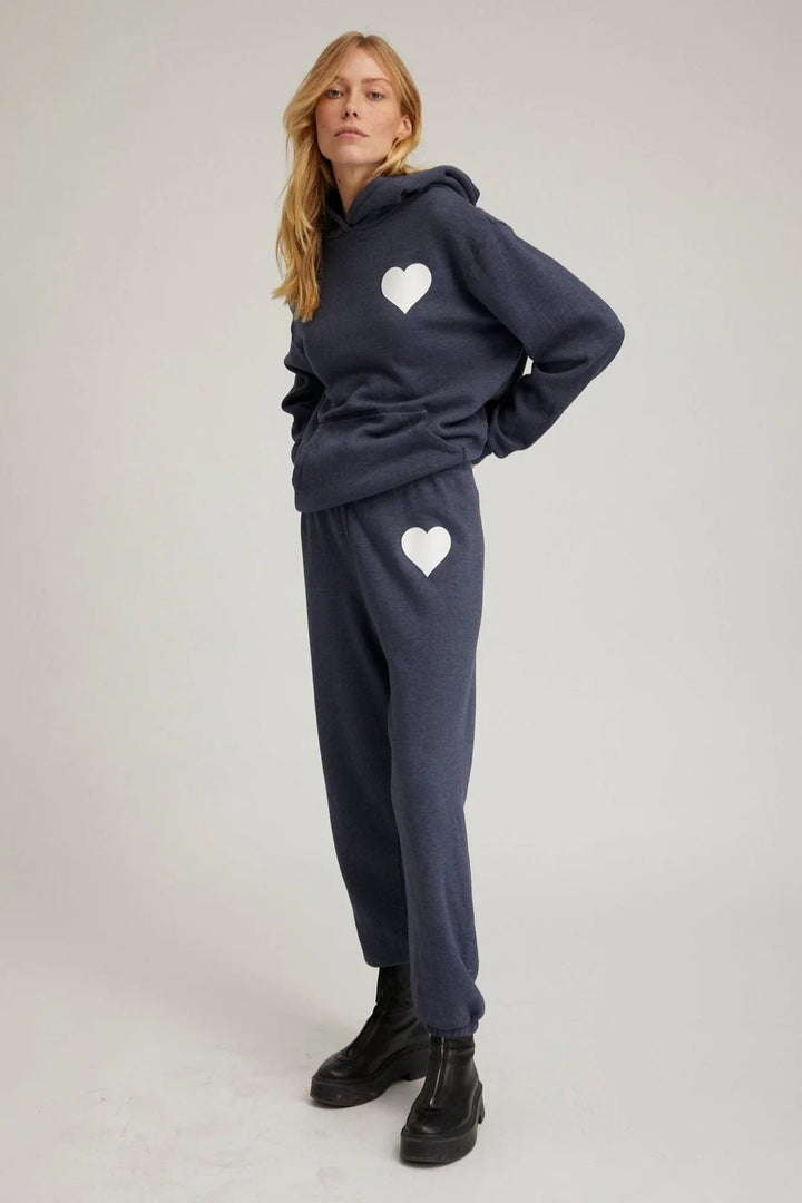 SPRWMN - Navy Heart Hoodie - Kalifornia Jean Bar