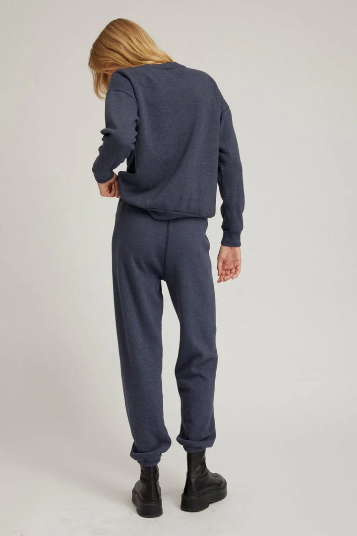 SPRWMN - Navy Heart Sweatpants - Kalifornia Jean Bar