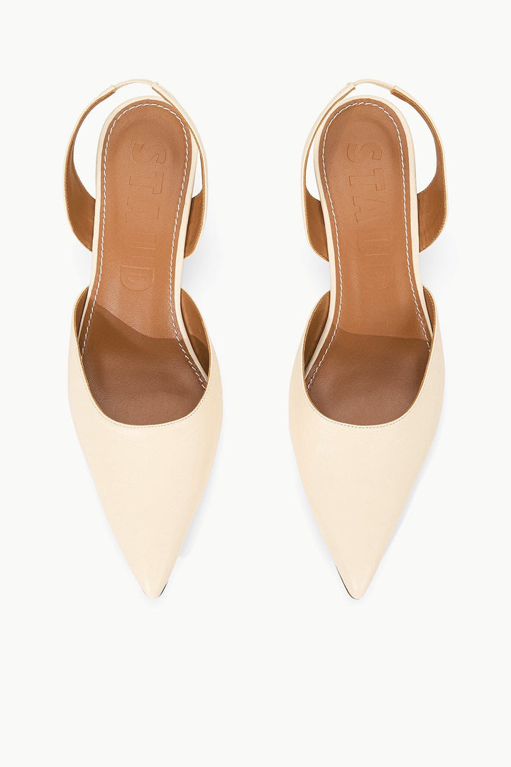 Staud - Sebastian Slingback Cream - Kalifornia Jean Bar