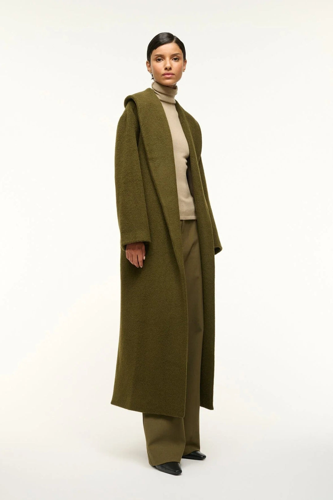 Staud - Sergeant Green Dakota Coat - Kalifornia Jean Bar Staud - Sergeant Green Dakota Coat