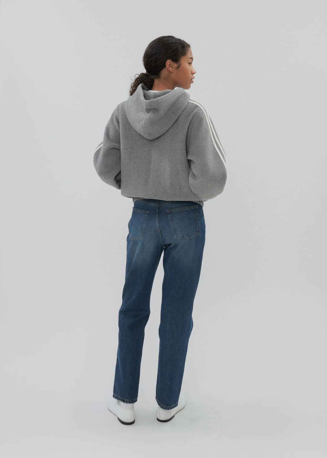 Still Here - Boyfriend Zip Jacket in Grey - Kalifornia Jean Bar