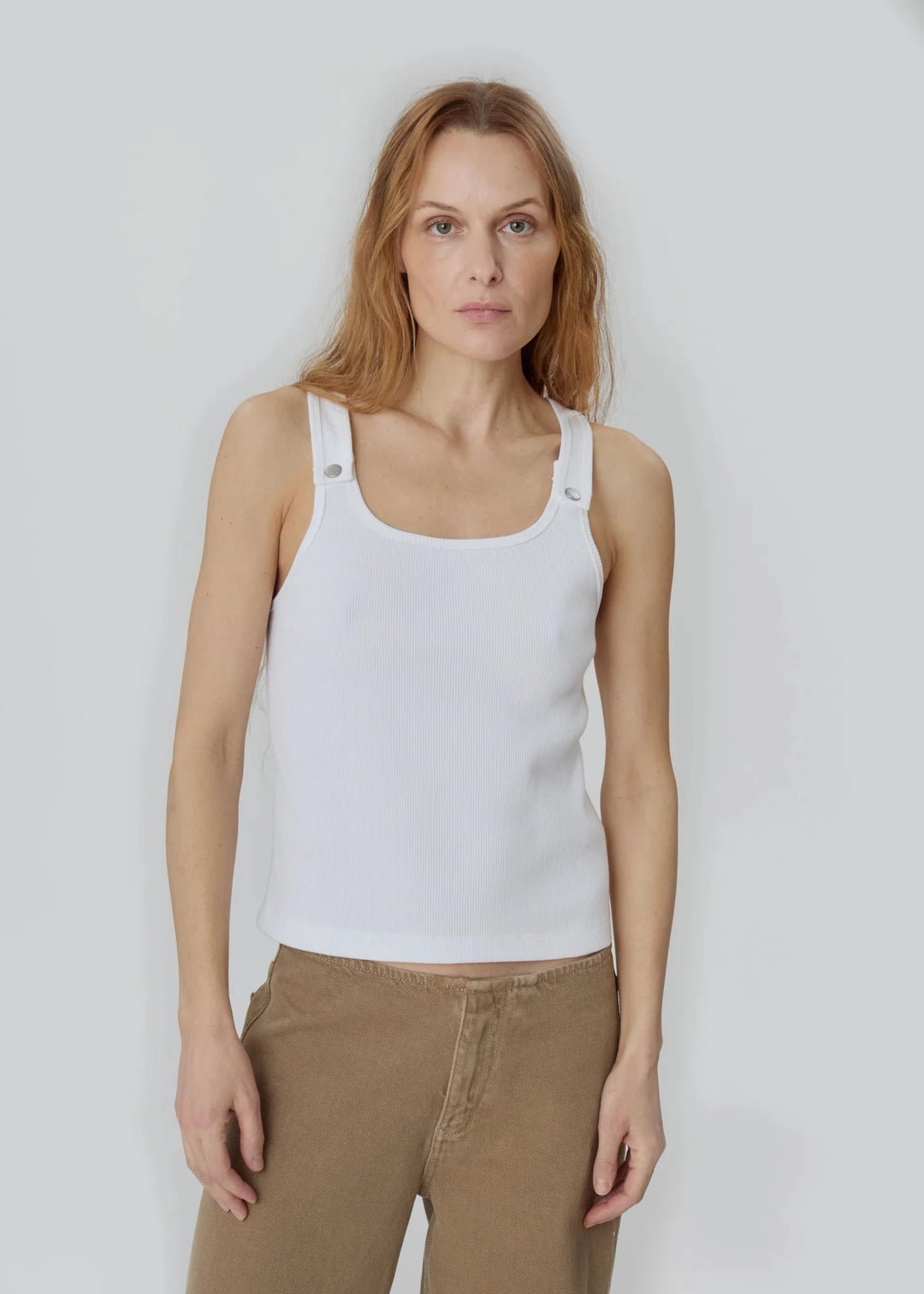 Still Here - Snap Tank in Milk - Kalifornia Jean Bar