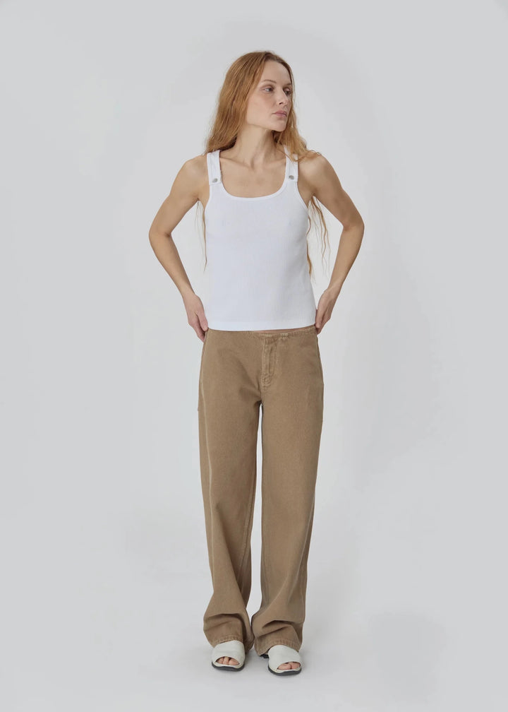 Still Here - Snap Tank in Milk - Kalifornia Jean Bar