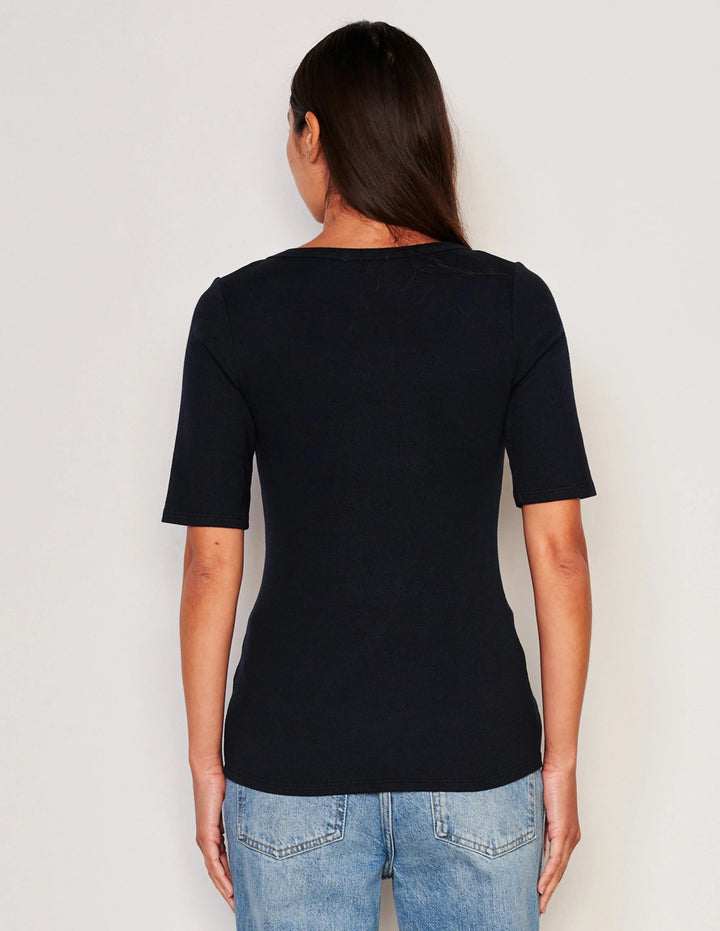 Sundry - Square Neck Top in Deep Navy - Kalifornia Jean Bar