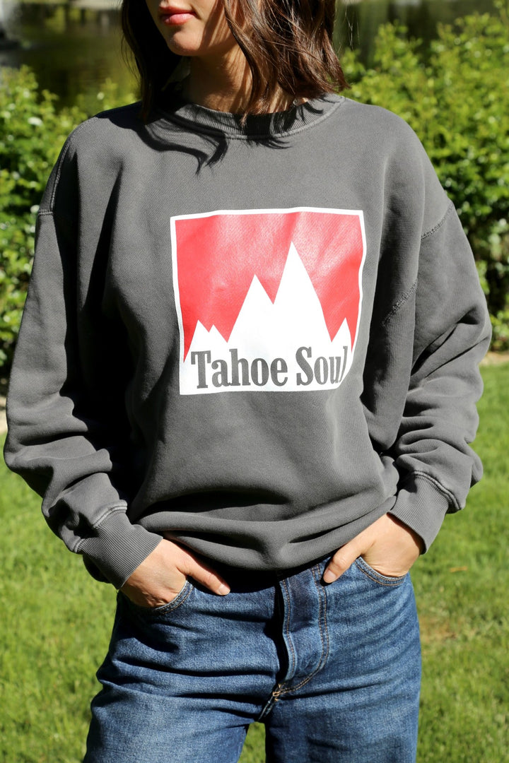 Tahoe Soul - Mountain Smoke Crew in Black Vintage Grey - Kalifornia Jean Bar