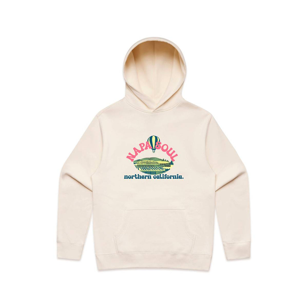 TAHOE SOUL - Napa Soul Ecru/Pink Balloon Hoodie - Kalifornia Jean Bar