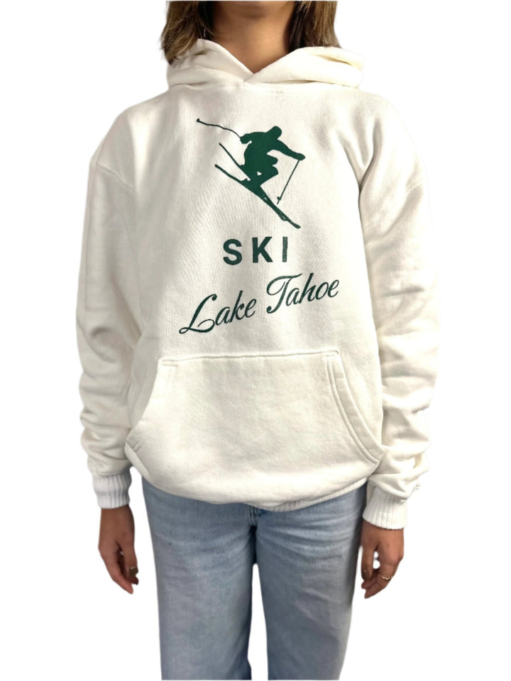 Tahoe Soul - Ski Tahoe Hoodie in Snow - Kalifornia Jean Bar