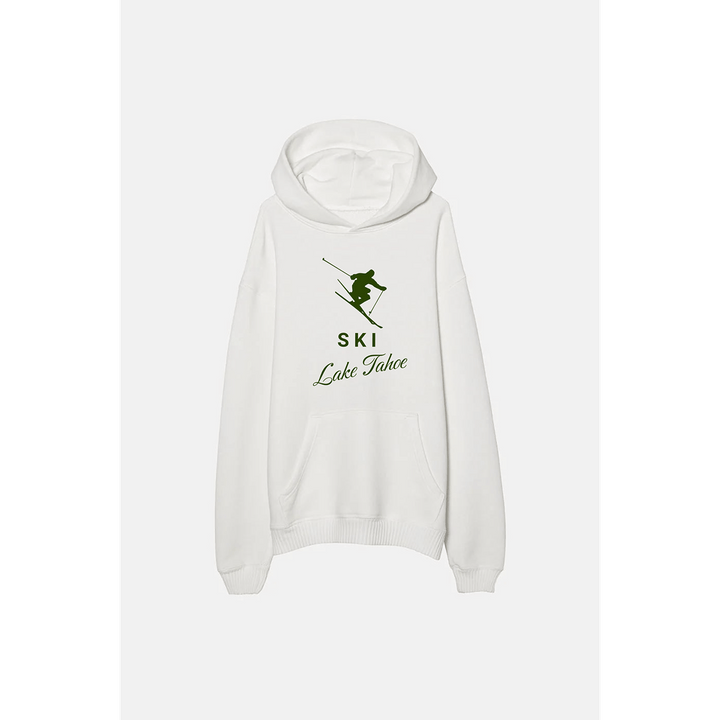 Tahoe Soul - Ski Tahoe Hoodie in Snow - Kalifornia Jean Bar