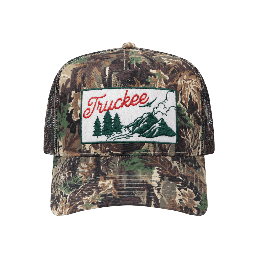 Tahoe Soul - Truckee Camo Patch Hat - Kalifornia Jean Bar
