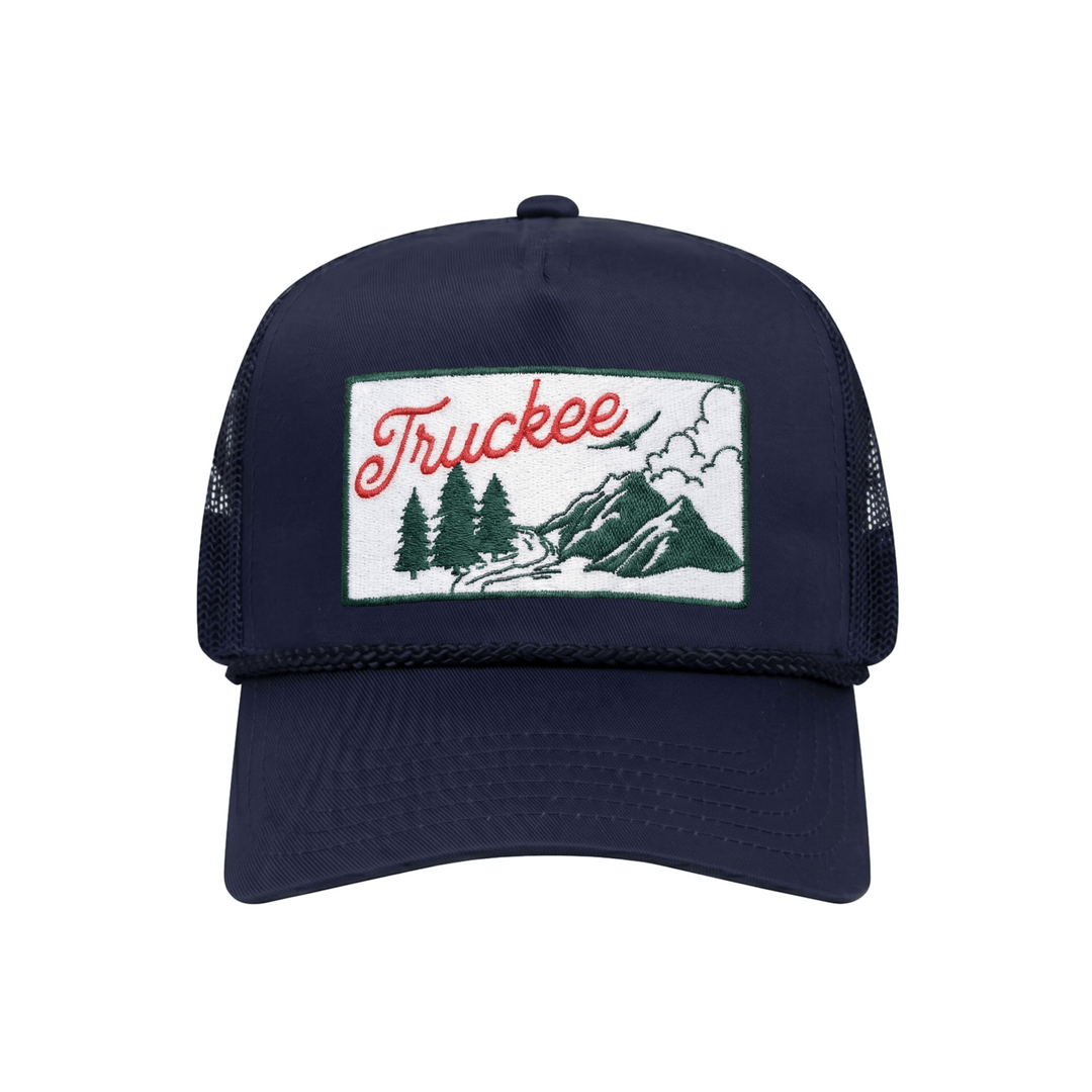 Tahoe Soul - Truckee Navy Patch Hat - Kalifornia Jean Bar