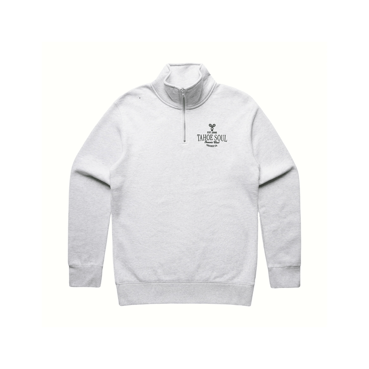 Tahoe Soul - Truckee Tennis Club Quarter Zip - Kalifornia Jean Bar