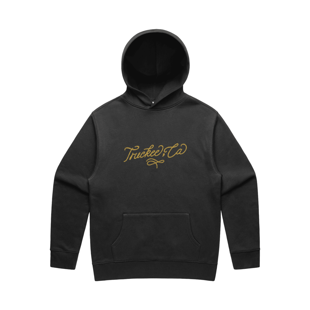 Tahoe Soul - Truckee Western Rope Hoodie Faded Black - Kalifornia Jean Bar