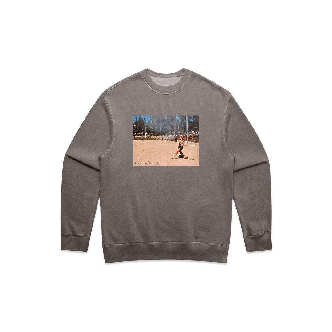 Tahoe Soul - Willie Crewneck in Vintage Grey - Kalifornia Jean Bar