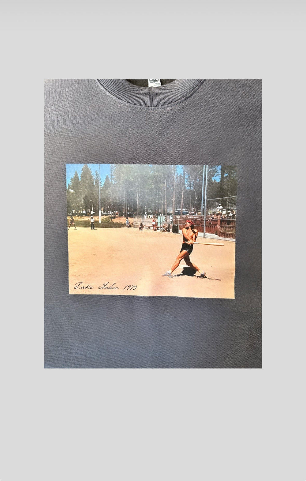 Tahoe Soul - Willie Crewneck in Vintage Grey - Kalifornia Jean Bar
