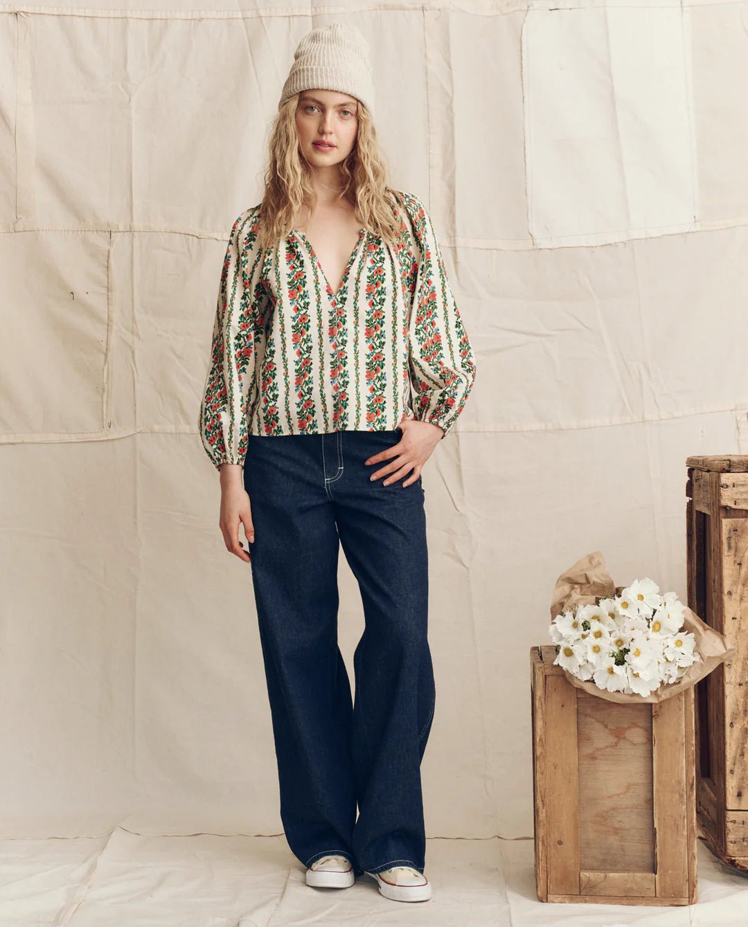 The Great - Chariot Top in Tapestry - Kalifornia Jean Bar