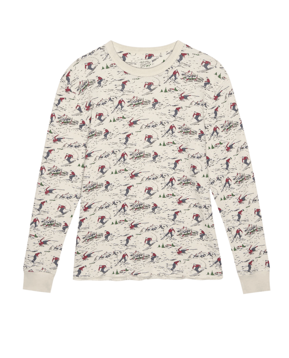 The Great - Classic Crew Thermal in Slope - Kalifornia Jean Bar